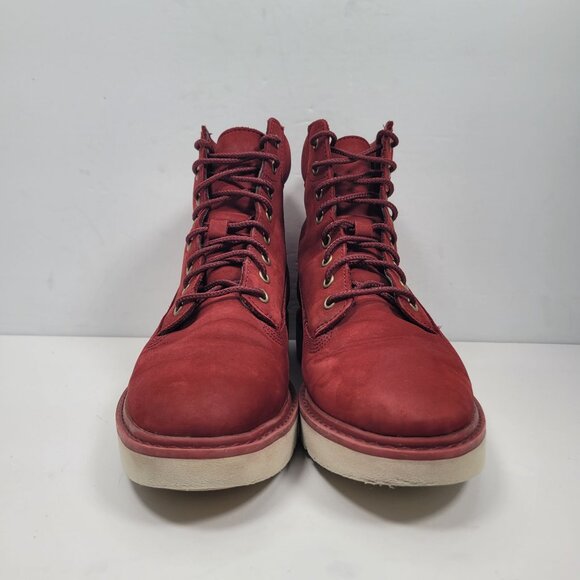 Timberland Kenniston Women's Ruby Red Ankle Boots A3719 US Size 7 - Picture 4 of 10